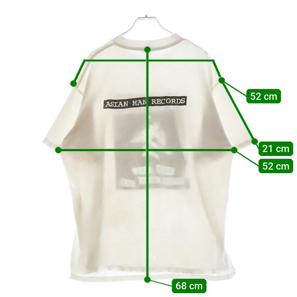 VINTAGE(ヴィンテージ) 90s LINK 80 TEE リンクエイティー 両面プリント半袖Tシャツ カットソー ホワイト