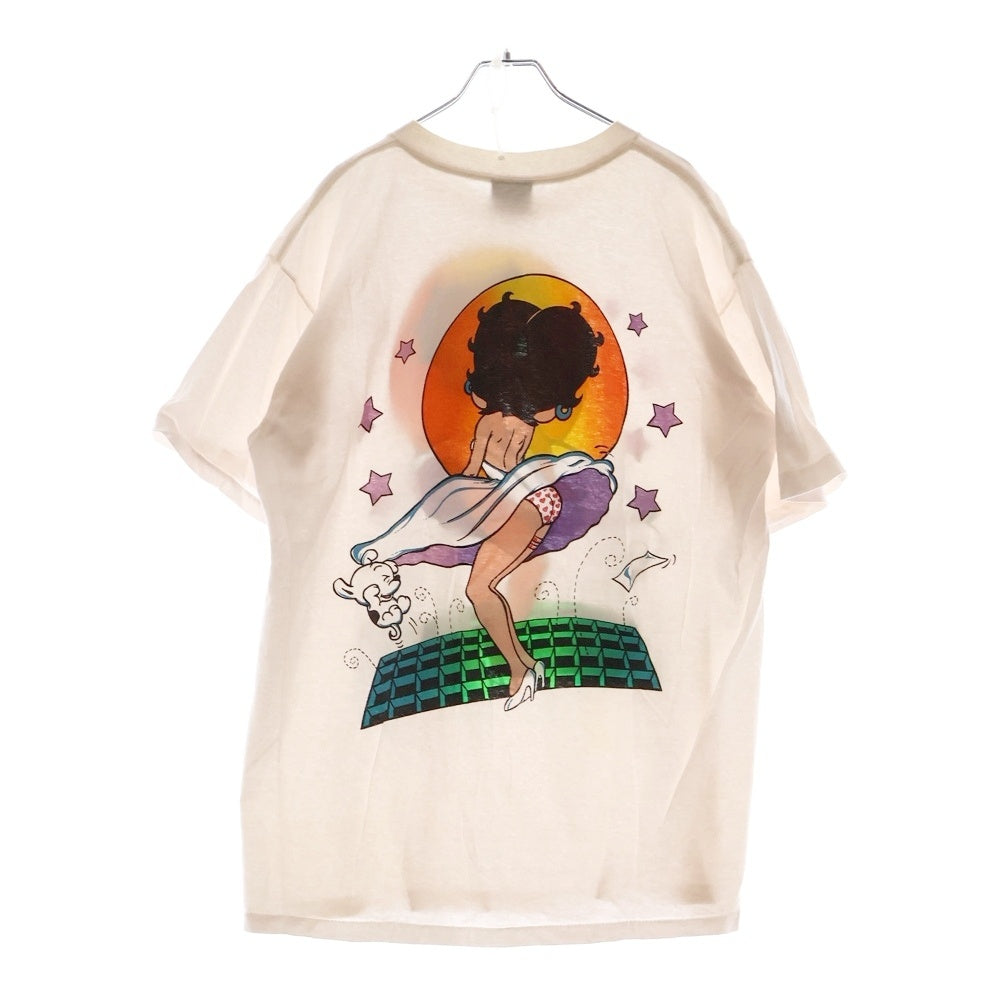 VINTAGE(ヴィンテージ) 90s BETTY BOOP TEE ベティ・ブープ マリリンモンロー 両面プリント半袖Tシャツ カットソー ホワイト