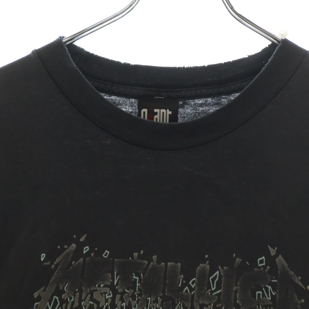 VINTAGE(ヴィンテージ) 90s METALLICA PUSHEAD TEE メタリカ 両面プリント半袖Tシャツ カットソー ブラック