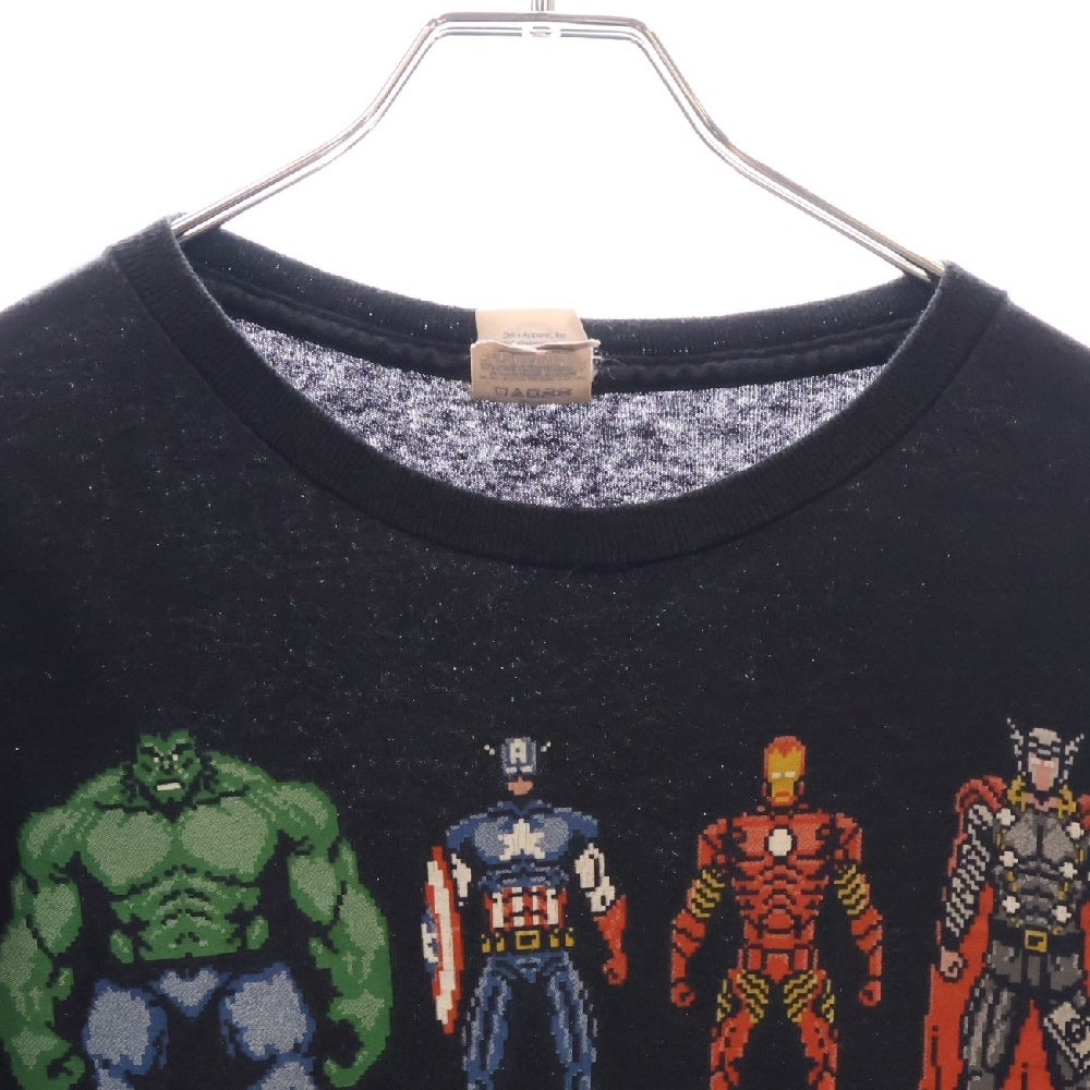 VINTAGE(ヴィンテージ) 00s Marvel Avengers TEE マーベル アベンジャーズ フロントプリント半袖Tシャツ カットソー ブラック
