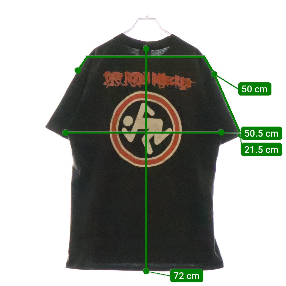 VINTAGE(ヴィンテージ) 90s D.R.I. Dealing With It TEE 両面プリント半袖Tシャツ カットソー ブラック