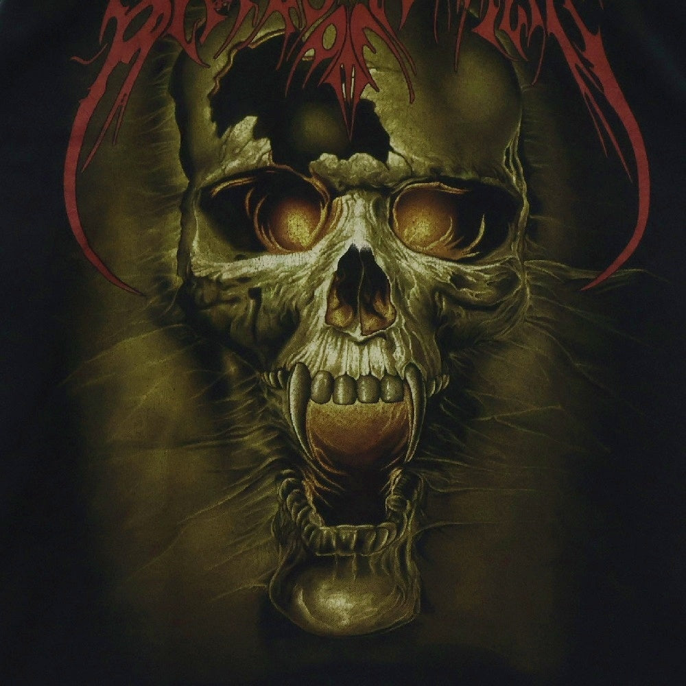 VINTAGE(ヴィンテージ) 90S GATES OF ISHTAR BOOTLEG L/S TEE ゲイツオブイシュター ブートレグ スカルプリント ロングスリーブ 長袖Tシャツ ブラック