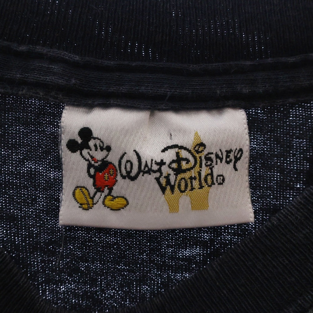 VINTAGE(ヴィンテージ) 90S DISNEY HAUNTED MANSION ホーンテッドマンション 両面プリント 半袖Tシャツ ブラック