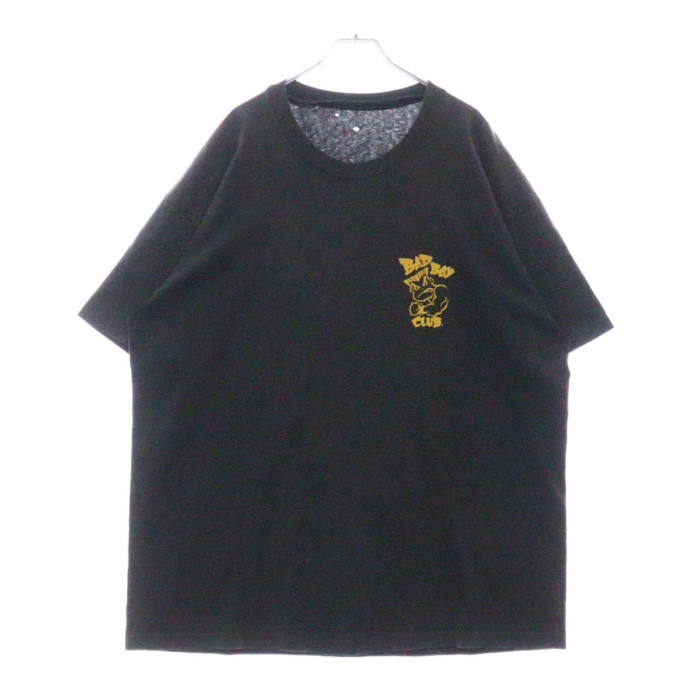 VINTAGE(ヴィンテージ) 90s BAD BOY CLUB バッドボーイ クラブ プリント Tシャツ 半袖カットソー ブラック