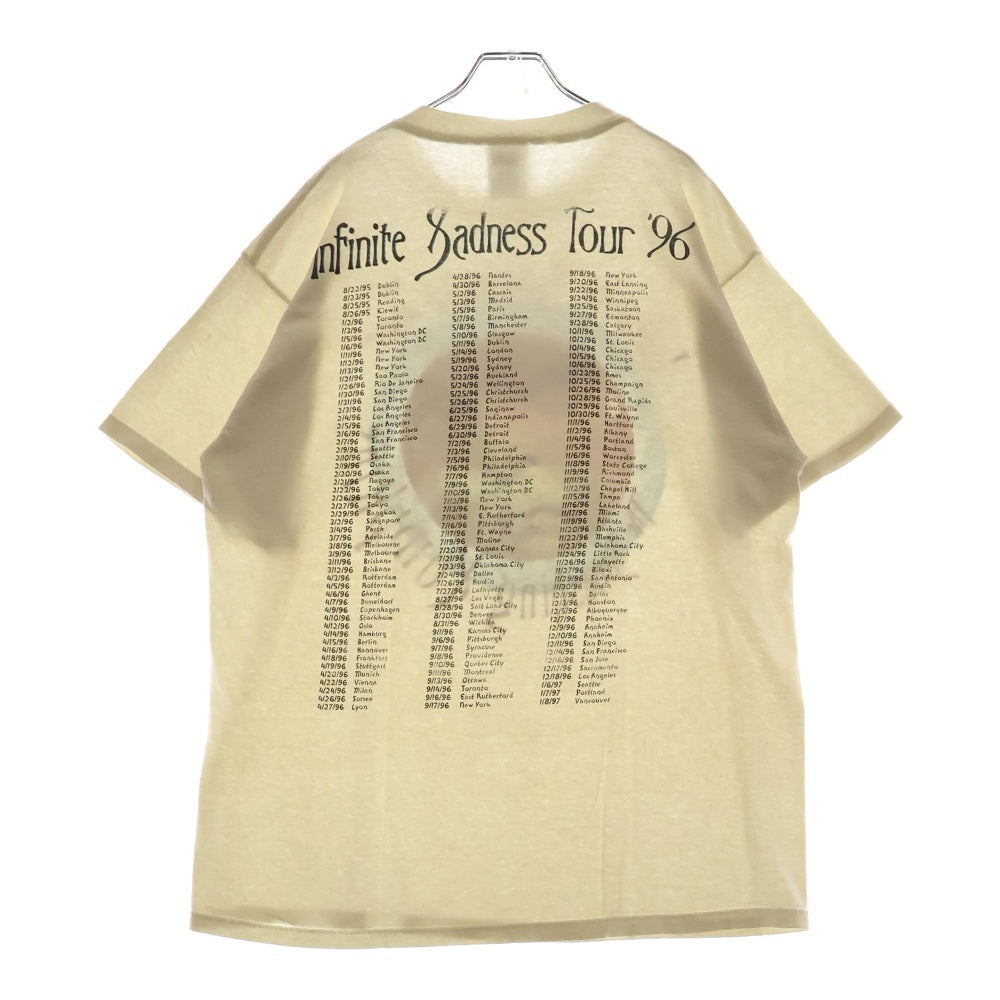 VINTAGE(ヴィンテージ) 90s THE SMASHING PUMPKINS INFINITE SADNESS TOUR '96 TEE スマッシング・パンプキンズ バンド両面プリント半袖Tシャツ カットソー ホワイト