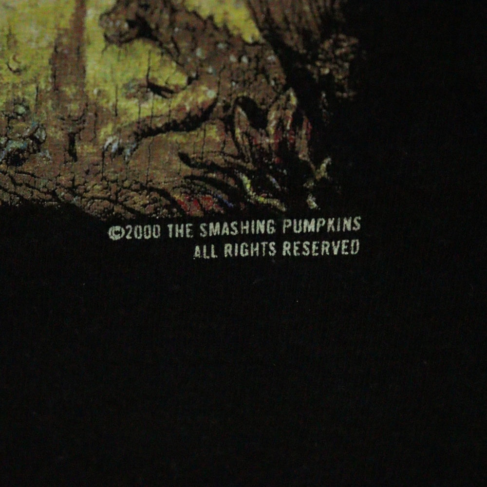VINTAGE(ヴィンテージ) 00s THE SMASHING PUMPKINS THE SACRED AND PROFANE TOUR ザセイクリッドアンドプロフェイン 両面プリント Tシャツ 半袖カットソー ブラック