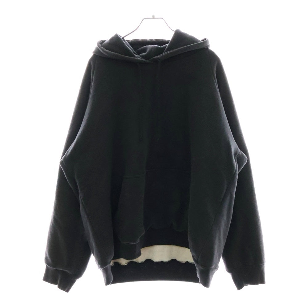 CHROME HEARTS(クロムハーツ) OLD SWTSHRT PLVR オールドモデル バックホースシュープリントパーカー フーディー ブラック