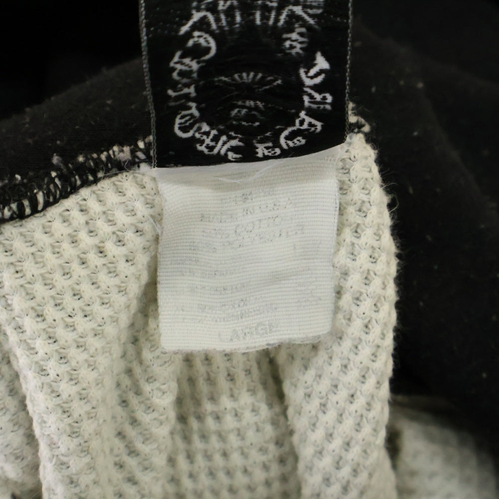 CHROME HEARTS(クロムハーツ) OLD SWTSHRT PLVR オールドモデル バックホースシュープリントパーカー フーディー ブラック