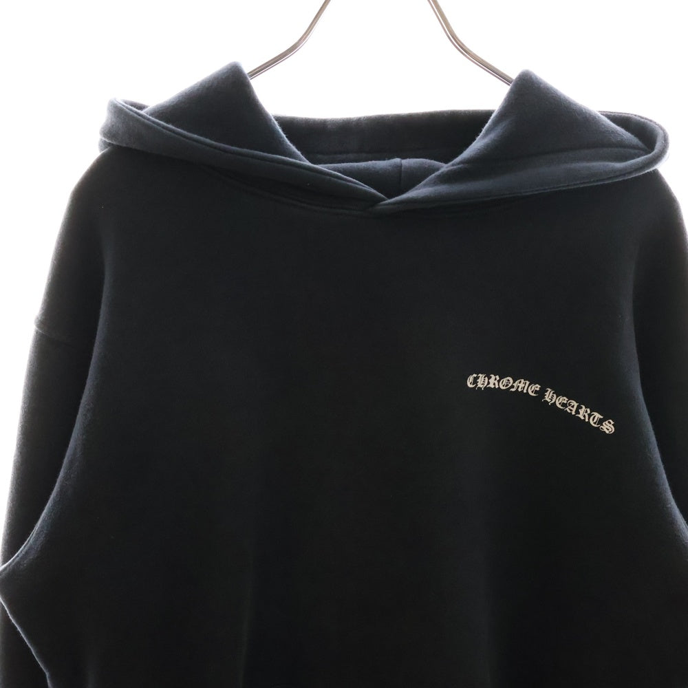 CHROME HEARTS(クロムハーツ) OLD CH PLUS HOODIE オールドモデル バックCHプラスプリント プルオーバーパーカー フーディー ブラック