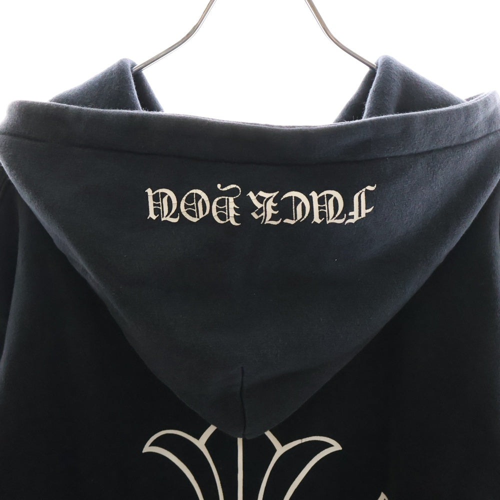 CHROME HEARTS(クロムハーツ) OLD CH PLUS HOODIE オールドモデル バックCHプラスプリント プルオーバーパーカー フーディー ブラック
