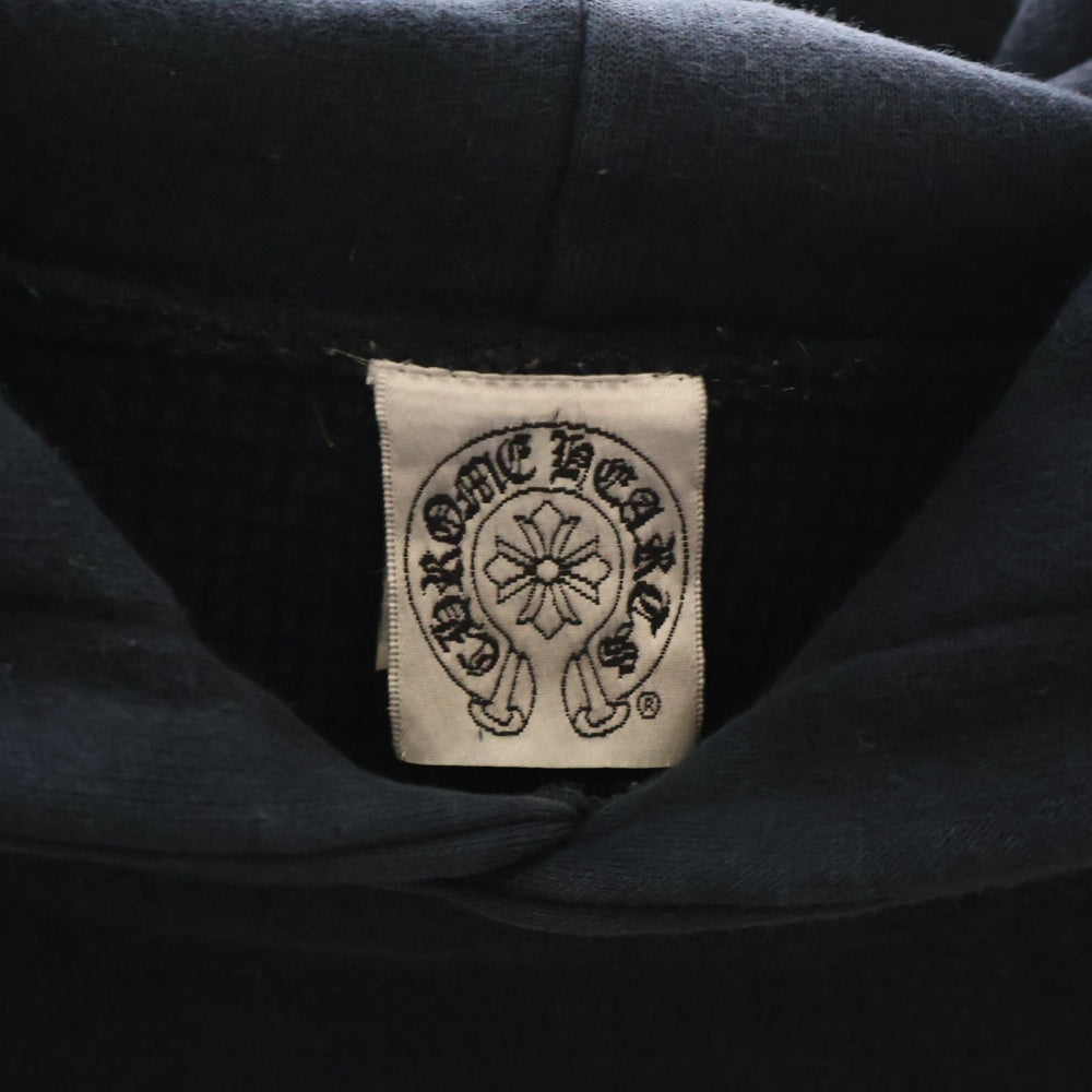 CHROME HEARTS(クロムハーツ) OLD CH PLUS HOODIE オールドモデル バックCHプラスプリント プルオーバーパーカー フーディー ブラック