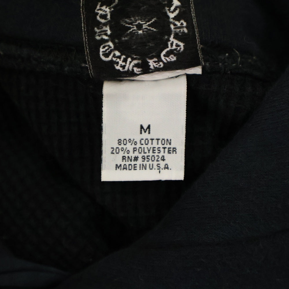 CHROME HEARTS(クロムハーツ) OLD CH PLUS HOODIE オールドモデル バックCHプラスプリント プルオーバーパーカー フーディー ブラック