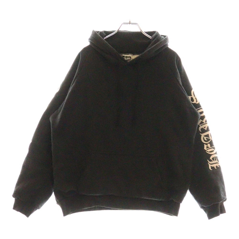CHROME HEARTS(クロムハーツ) OLD Horseshoe Hoodie オールドモデル ホースシュー 袖プリント プルオーバー パーカー ブラック