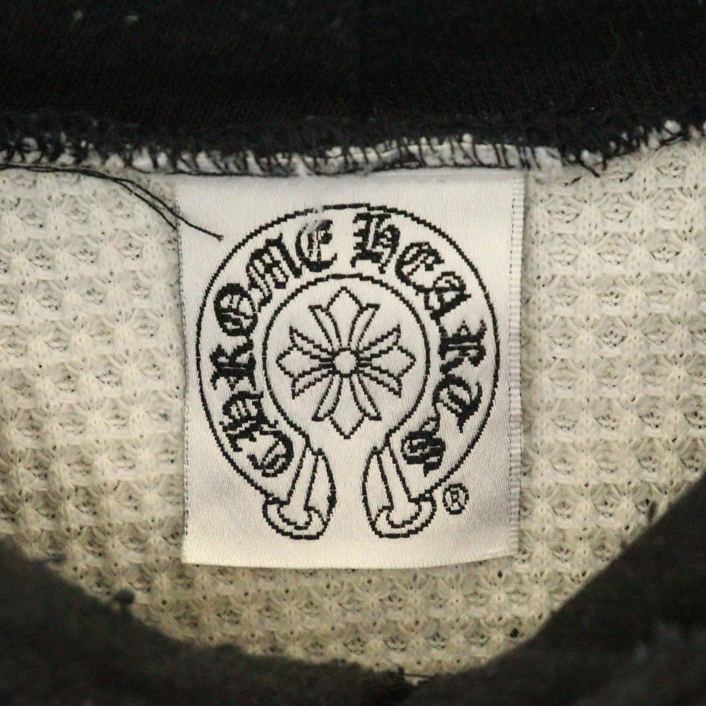 CHROME HEARTS(クロムハーツ) OLD Horseshoe Hoodie オールドモデル ホースシュー 袖プリント プルオーバー パーカー ブラック