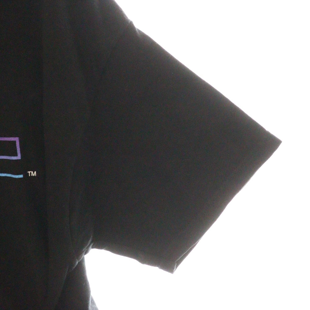 VINTAGE(ヴィンテージ) 00S PlayStation2 プレイステーション ロゴプリント 半袖Tシャツ ブラック