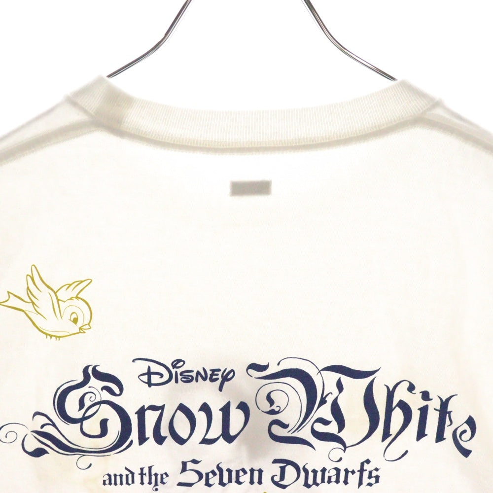 SEQUEL(シークエル) 24AW x SNOW WHITE T-SHIRT 白雪姫 プリント 半袖Tシャツ ホワイト SQ-24AW-SWST-01