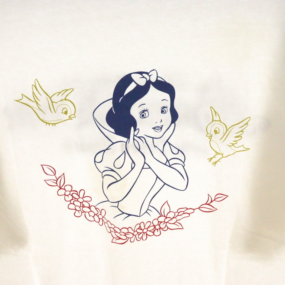 SEQUEL(シークエル) 24AW x SNOW WHITE T-SHIRT 白雪姫 プリント 半袖Tシャツ ホワイト SQ-24AW-SWST-01