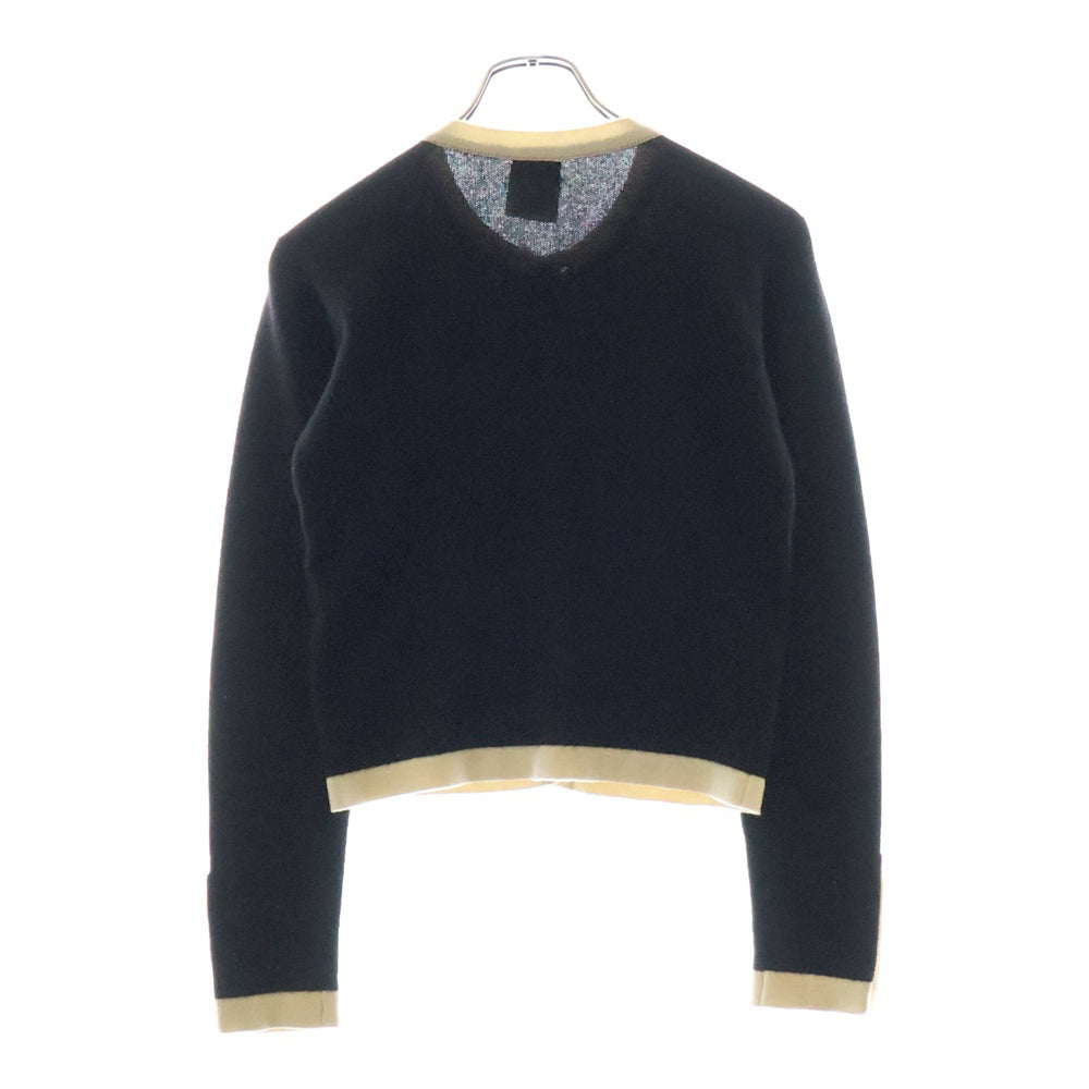 CHANEL(シャネル) 95A VINTAGE PO5424W02250 ココマークボタン バイカラー アンサンブルニット カーディガン ブラック/ホワイト レディース