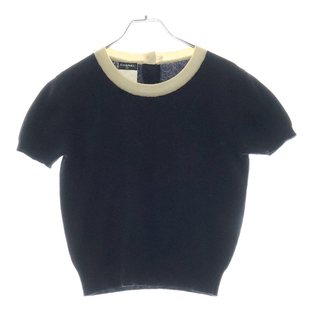 CHANEL(シャネル) 95A VINTAGE PO5424W02250 ココマークボタン バイカラー アンサンブルニット カーディガン ブラック/ホワイト レディース