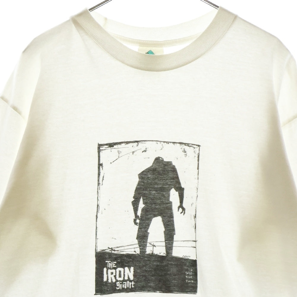 VINTAGE(ヴィンテージ) 90s THE IRON GIANT ジャイアント プリント Tシャツ 半袖カットソー ホワイト