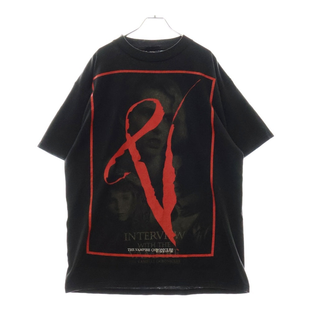 VINTAGE(ヴィンテージ) 90s INTERVIEW WITH THE VAMPIRE Tシャツ 半袖カットソー ブラック