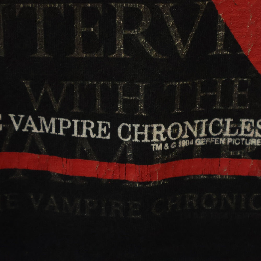 VINTAGE(ヴィンテージ) 90s INTERVIEW WITH THE VAMPIRE Tシャツ 半袖カットソー ブラック