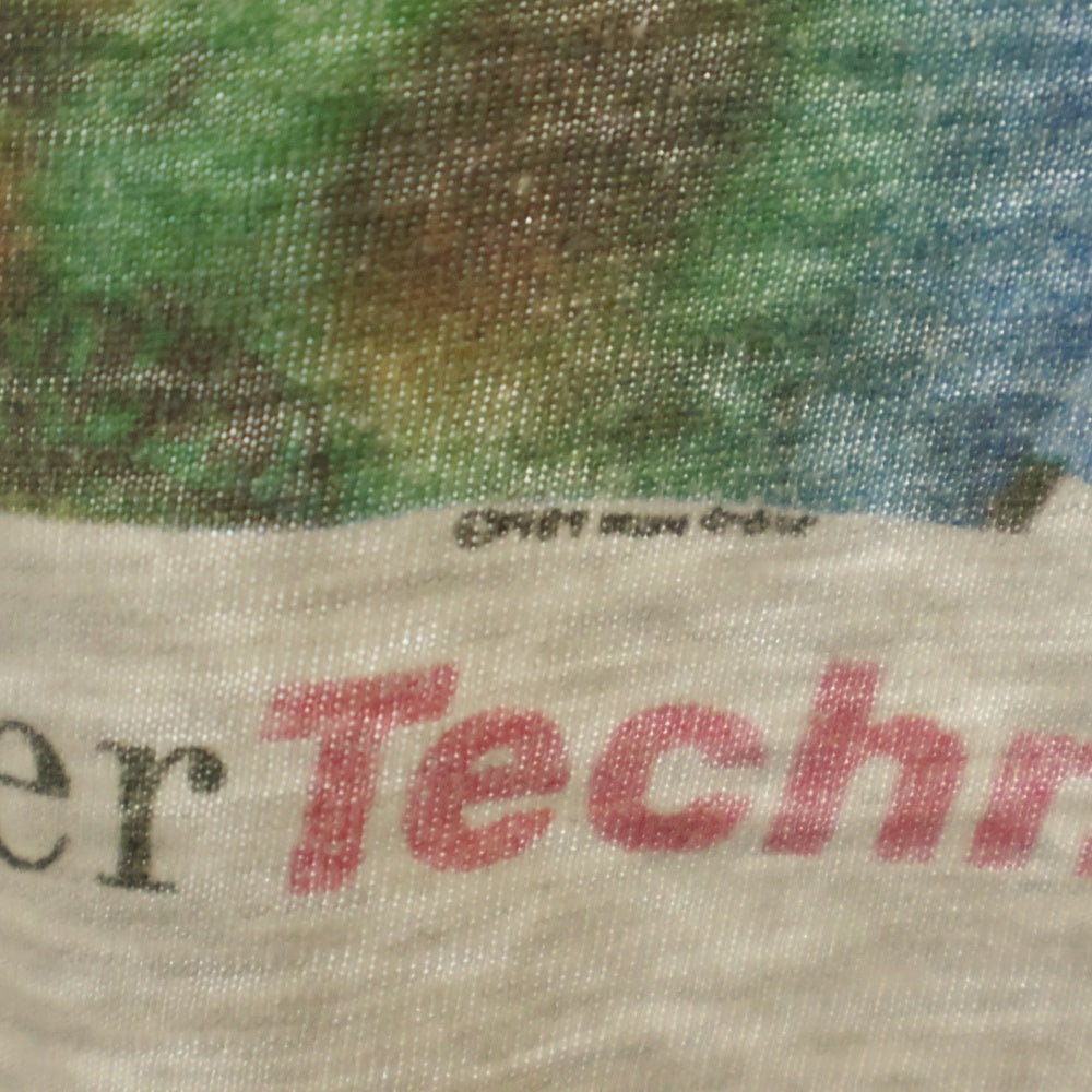 VINTAGE(ヴィンテージ) 90s New Order Technique TEE ニューオーダー フロントプリント半袖Tシャツ カットソー グレー