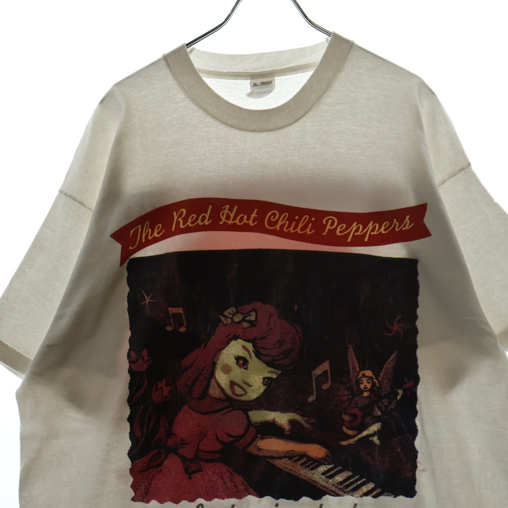 VINTAGE(ヴィンテージ) 90S RED HOT CHILI PEPPERS ONE HOT MINUTE 1995 BOOTLEG レッドホットチリペッパーズ ワンホットミニッツ ブートレグ 両面プリント 半袖Tシャツ ホワイト