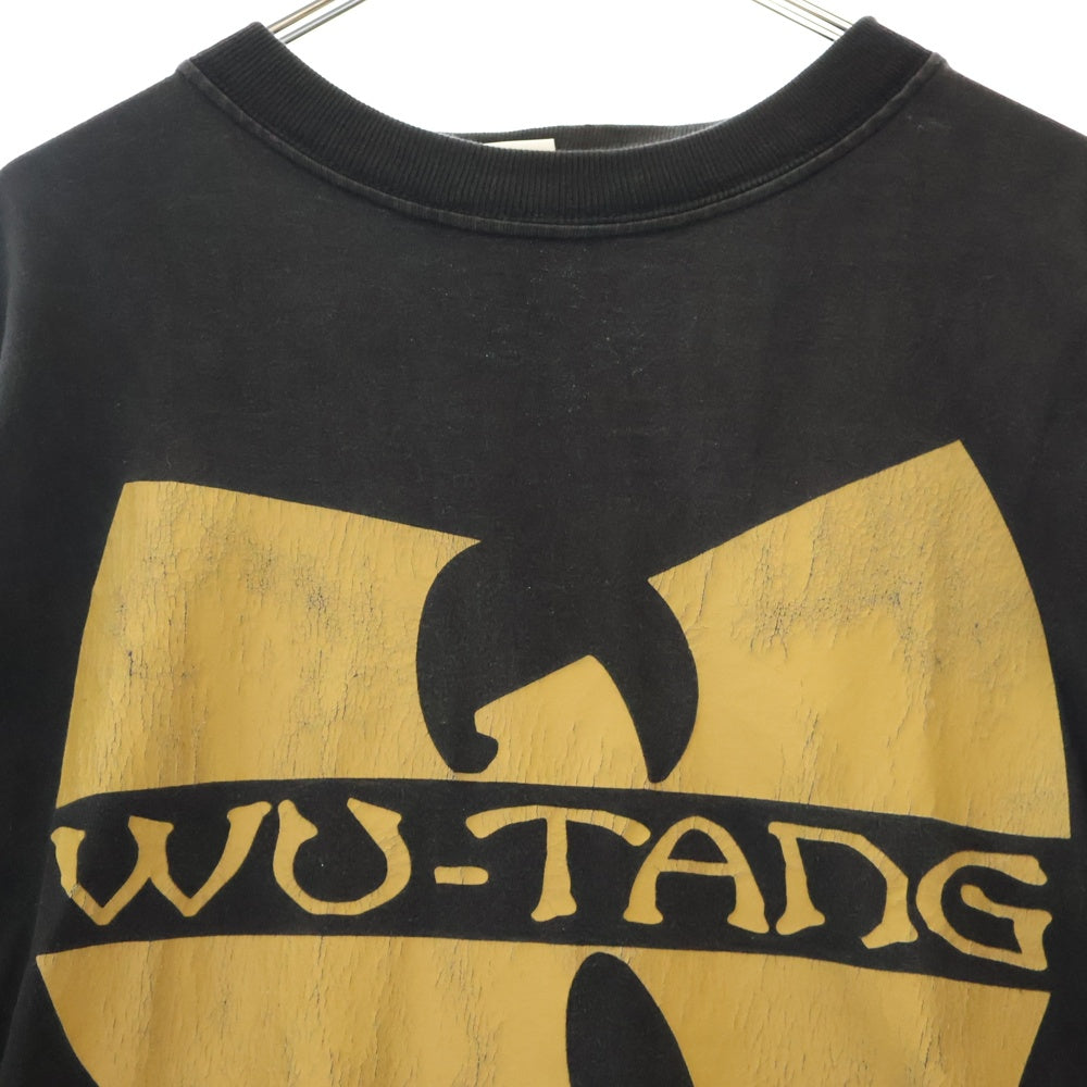 VINTAGE(ヴィンテージ) 90s WU-TANG CLAN AIN'T NUTTIN TO FUCK WIT! PYRAMID Tシャツ 長袖カットソー ブラック