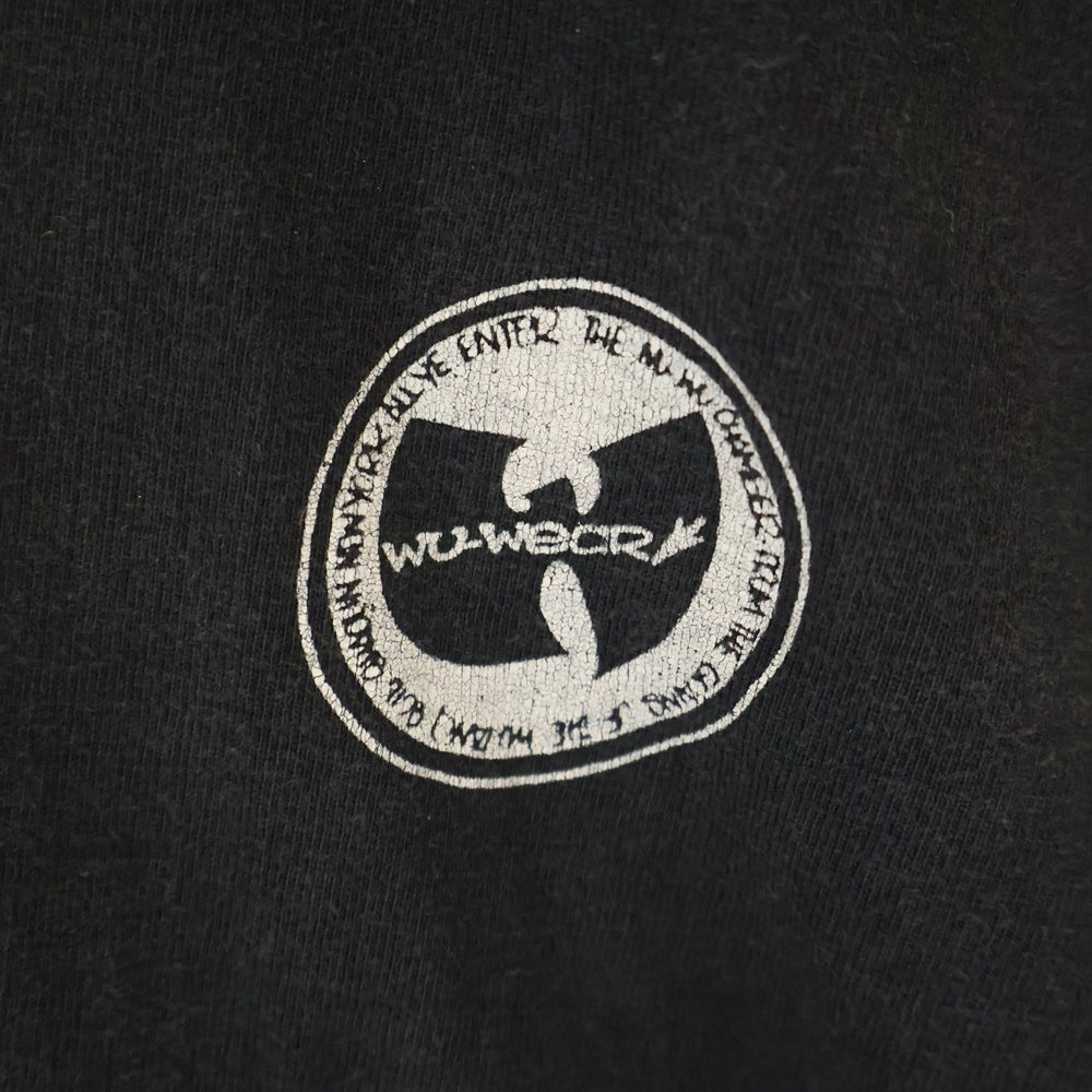 VINTAGE(ヴィンテージ) 90s WU-TANG CLAN AIN'T NUTTIN TO FUCK WIT! PYRAMID Tシャツ 長袖カットソー ブラック