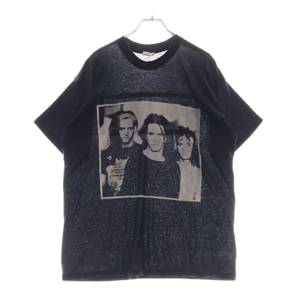 VINTAGE(ヴィンテージ) 00S Nine Inch Nails Member Photo ナインインチネイルズ フォトプリント 半袖Tシャツ ネイビー