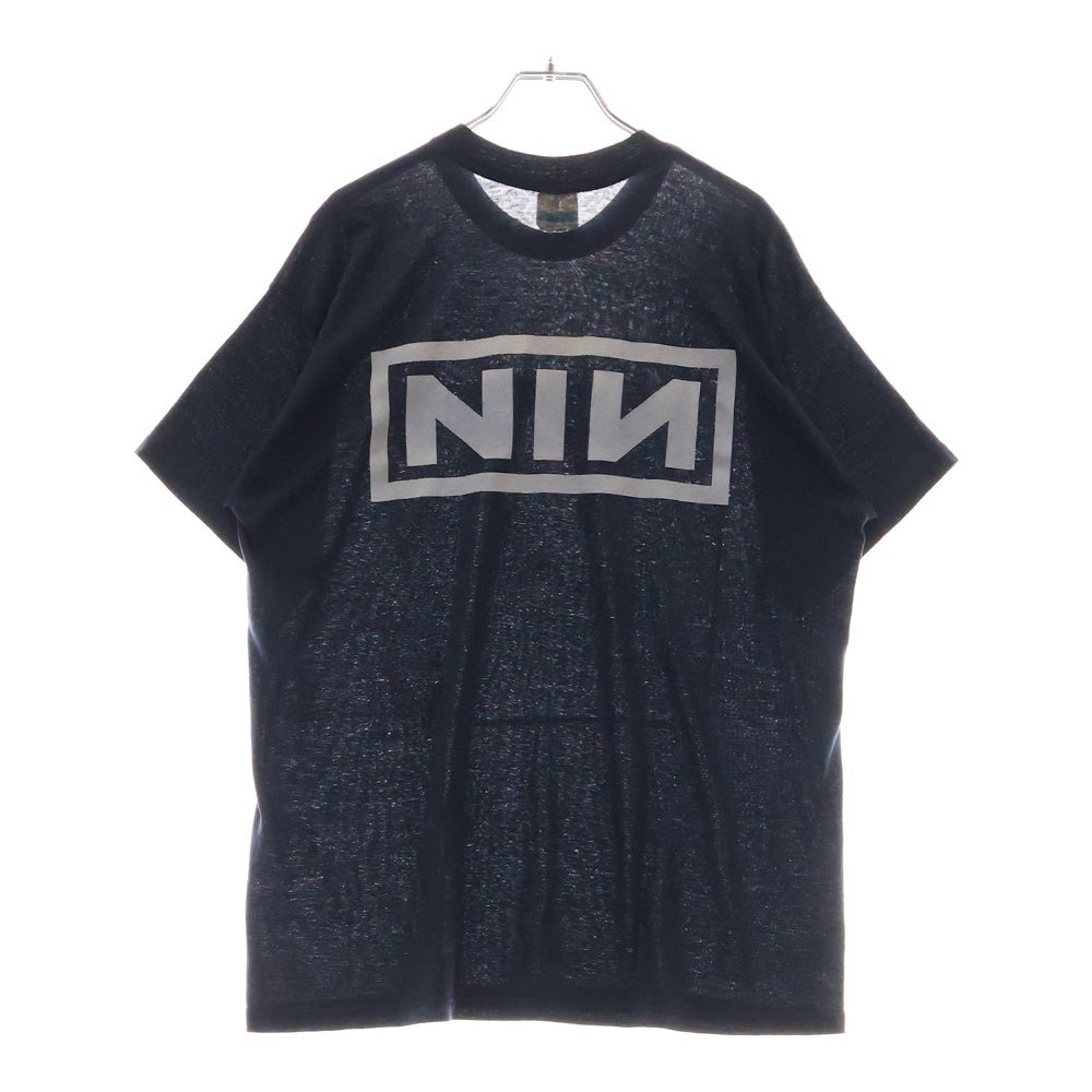 VINTAGE(ヴィンテージ) 00S Nine Inch Nails Member Photo ナインインチネイルズ フォトプリント 半袖Tシャツ ネイビー