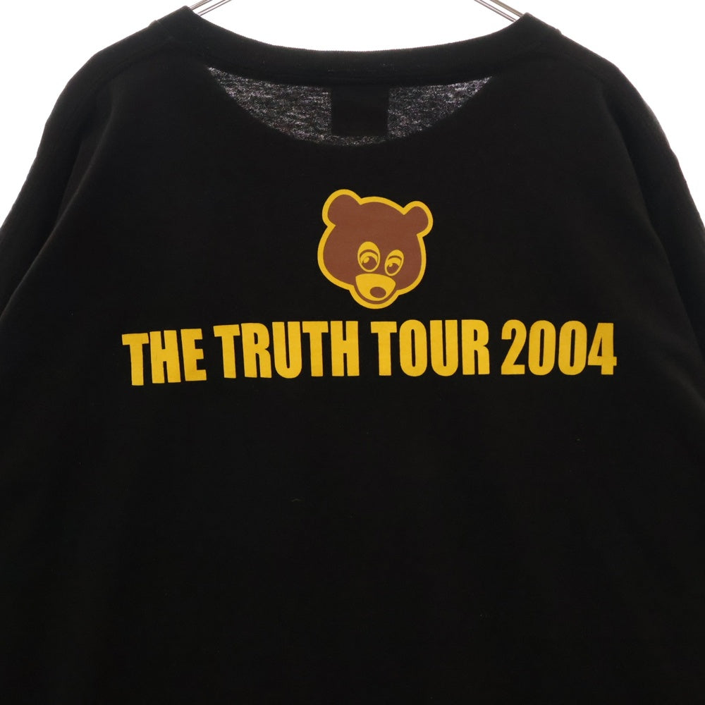 VINTAGE(ヴィンテージ) 00S kanye West The Truth Tour 2004 カニエウェスト 両面プリント 半袖Tシャツ ブラック