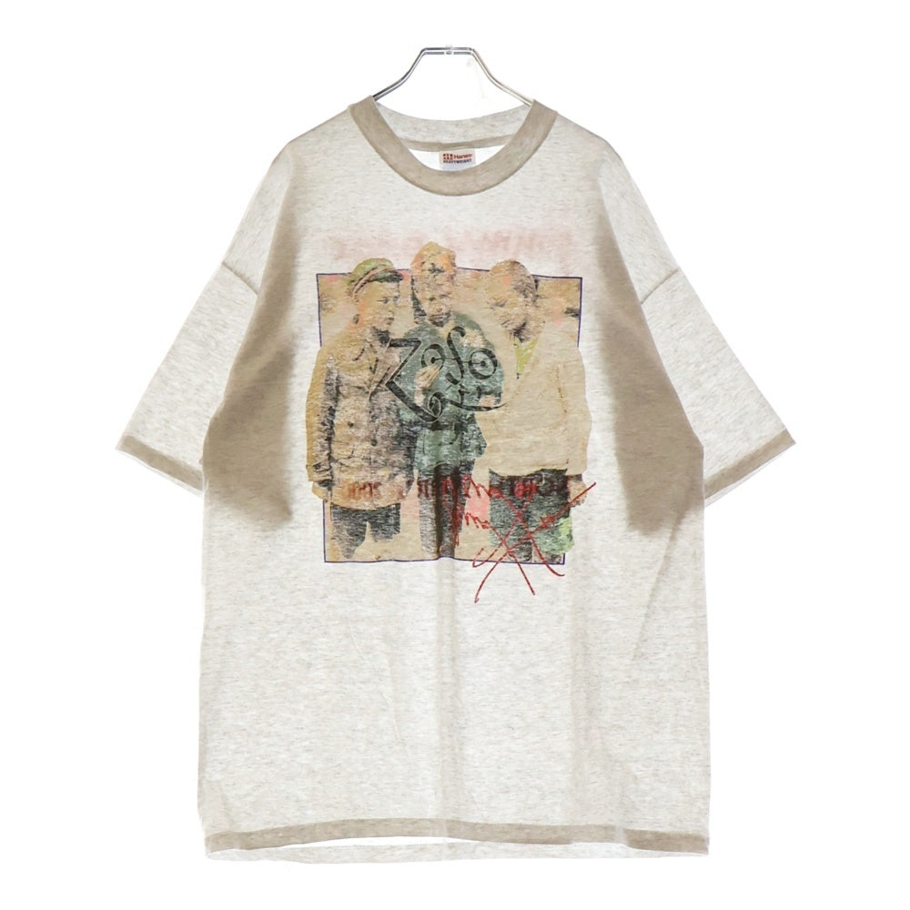 VINTAGE(ヴィンテージ) 00s LED ZEPPELIN JIMMY PAGE NORTH AMERICA TOUR 2000 ZOSO Tシャツ 半袖カットソー グレー