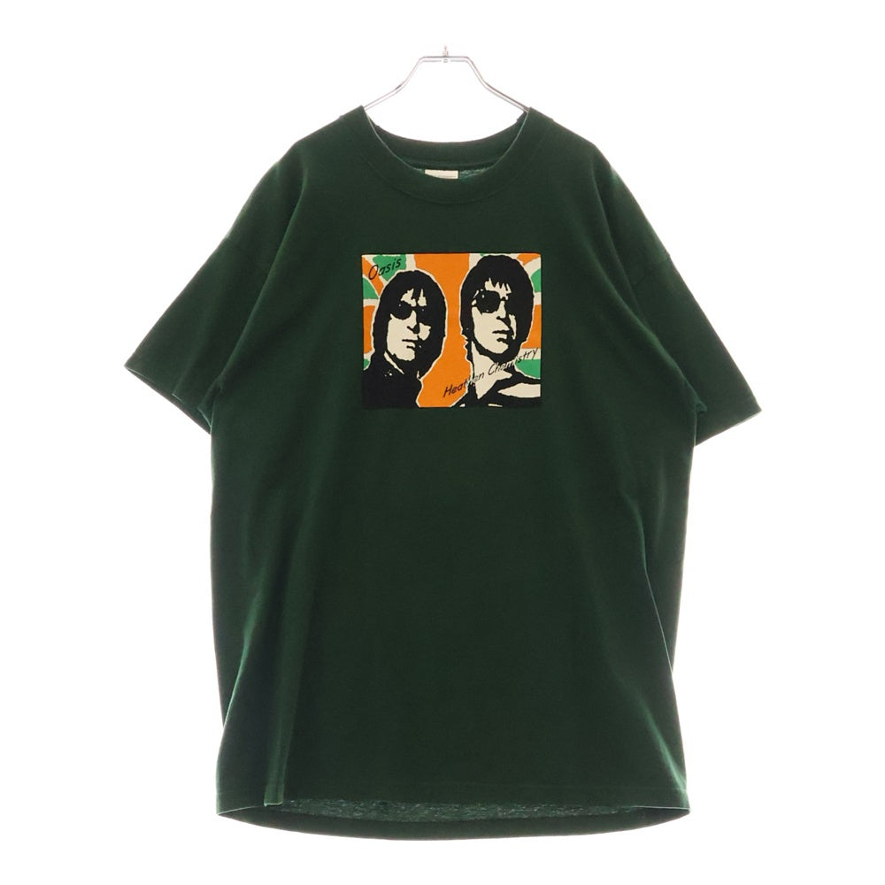 VINTAGE(ヴィンテージ) 00S Oasis Heathen Chemistry オアシス フロントプリント 半袖Tシャツ グリーン