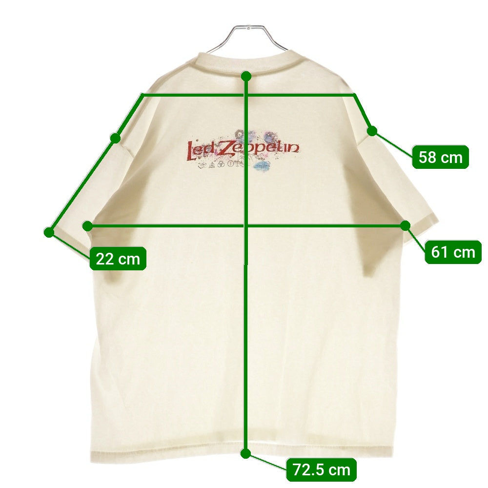 VINTAGE(ヴィンテージ) 00s LED ZEPPELIN BACK PRINT Tシャツ 半袖カットソー ブラック