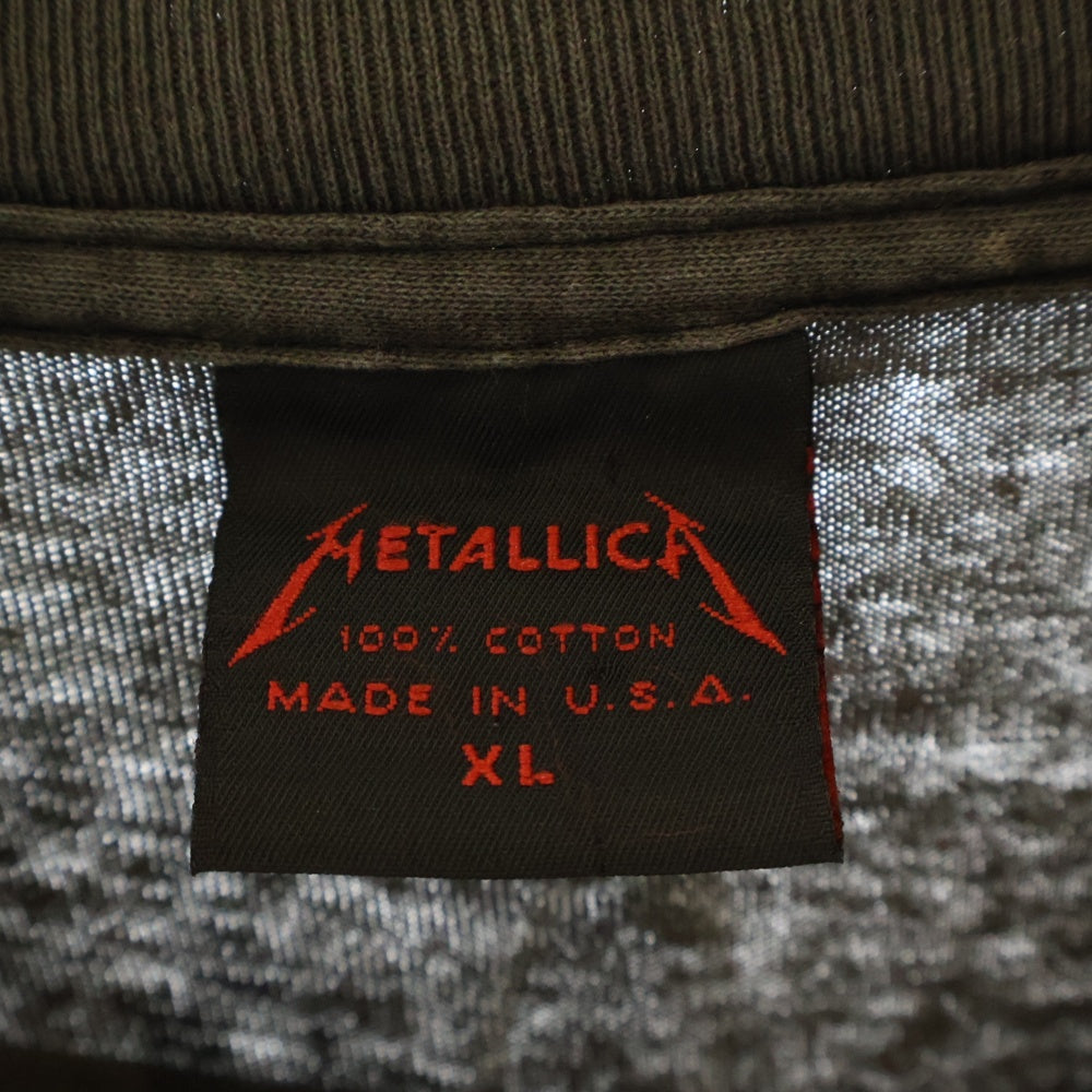 VINTAGE(ヴィンテージ) 90S METALLICA SANDMAN OFF TO NEVER LAND TOUR メタリカ 両面プリント 半袖Tシャツ ブラック