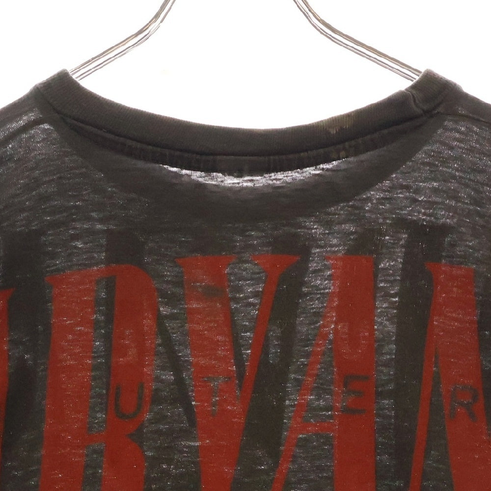 VINTAGE(ヴィンテージ) 90S Nirvana IN UTERO BOOTLEG ニルヴァーナ インユーテロ ブートレグ 半袖Tシャツ ブラック