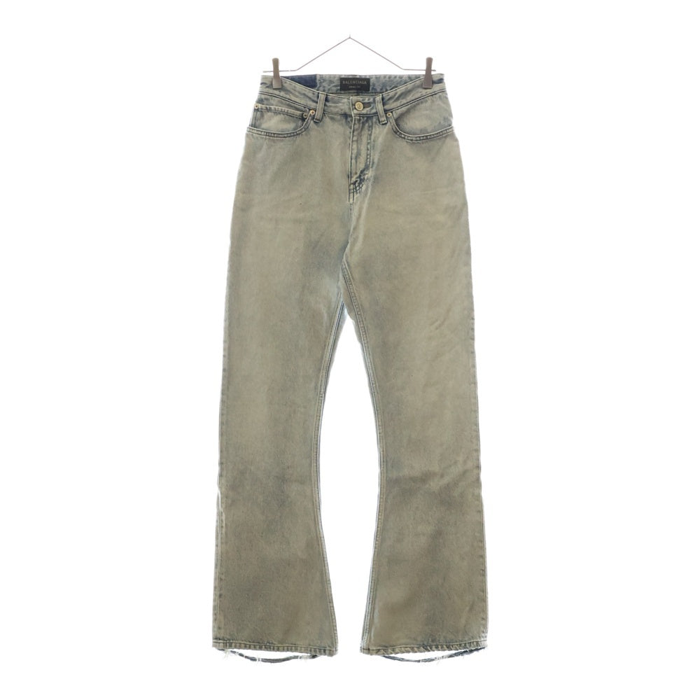 BALENCIAGA(バレンシアガ) 23AW ウォシュド加工 ブーツ カット デニム パンツ インディゴ 772009 TDW14