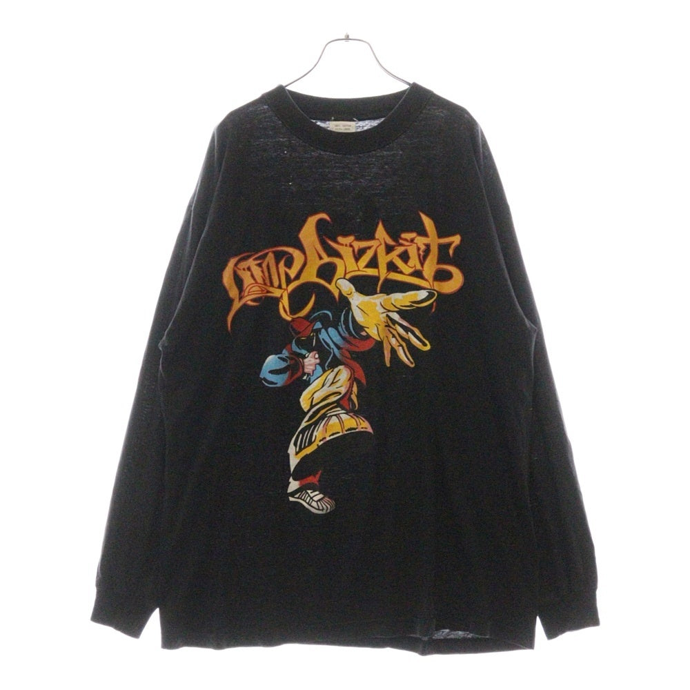 VINTAGE(ヴィンテージ) 90s LIMP BIZKIT SIGNFICANT OTHER BOOTLEG リンプビズキット ブートレグ Tシャツ 長袖カットソー ブラック