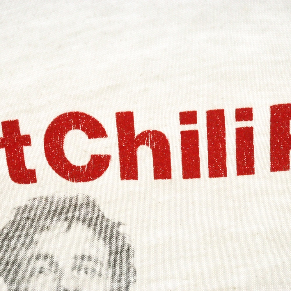 VINTAGE(ヴィンテージ) 80S RED HOT CHILIPEPPERS UPLIFT MOFO PARTY PLAN レッドホットチリペッパーズ プリント 半袖Tシャツ ホワイト