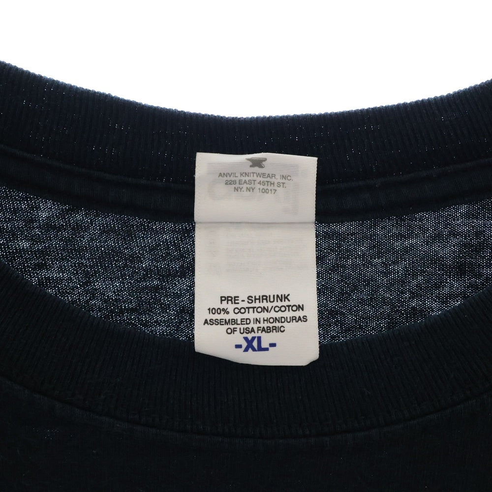 VINTAGE(ヴィンテージ) 00s LENNON GIVE PEACE A CHANCE レノン Tシャツ 半袖カットソー ネイビー