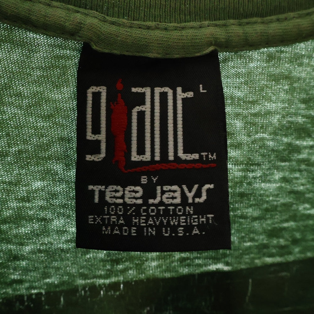 VINTAGE(ヴィンテージ) 90S THE FLAMING LIPS フレーミングリップス 両面プリント 半袖Tシャツ グリーン