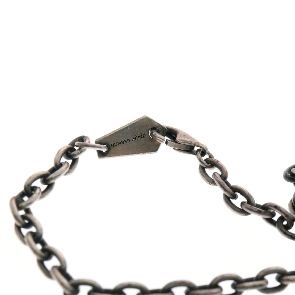 NUMBER (N)INE(ナンバーナイン) 01SS × jam home made TIME期 タイム期 ジャムホームメイド 2連スカル ネックレス シルバー