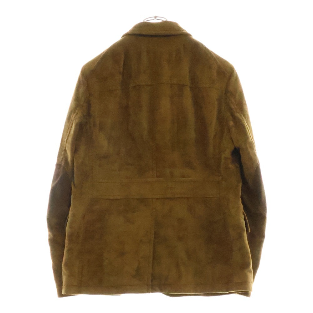 NUMBER (N)INE(ナンバーナイン) 08AW ポートランド期 エルボーパッチ 比翼 3B テーラードジャケット ブラウン