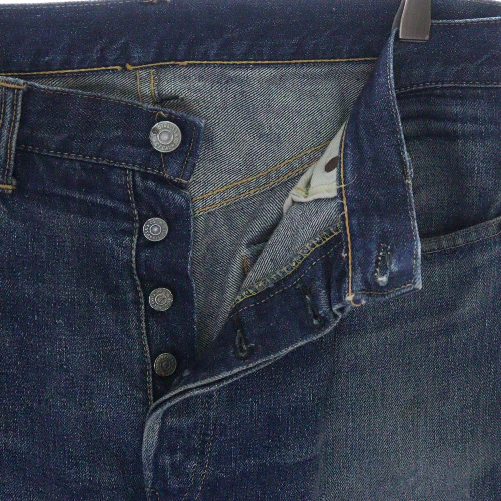 Levi's(リーバイス) 50-60s VINTAGE 501XX 紙パッチ BIG E 両面タブ ボタンフライデニムパンツ インディゴ