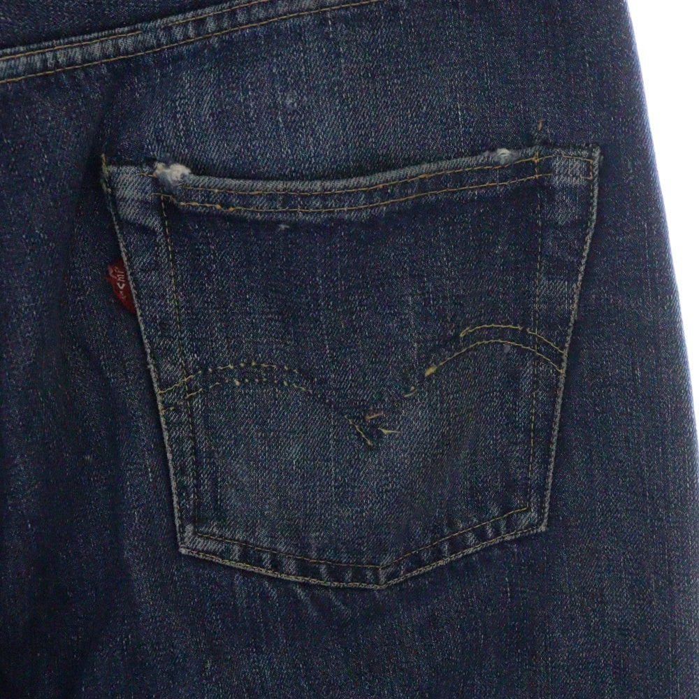 Levi's(リーバイス) 50-60s VINTAGE 501XX 紙パッチ BIG E 両面タブ ボタンフライデニムパンツ インディゴ