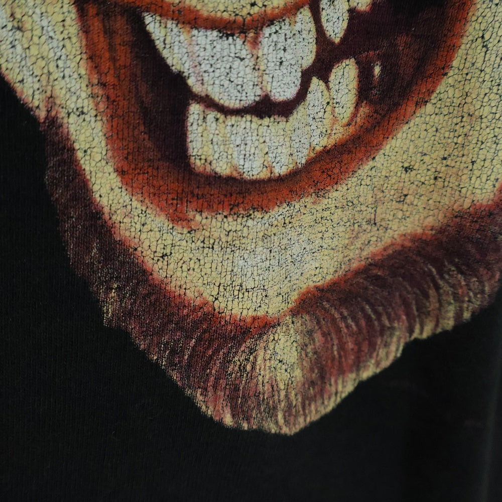 VINTAGE(ヴィンテージ) 90s FOO FIGHTERS EXHAUSTED ALBUM COVER ANGRY FACE TEE フーファイターズ フロントプリント半袖Tシャツ カットソー ブラック