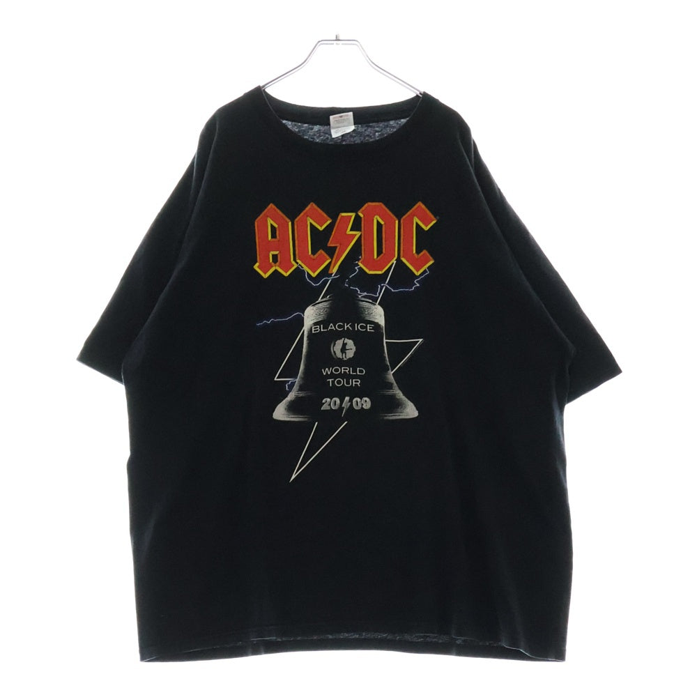 VINTAGE(ヴィンテージ) 00s AC/DC BLACK ICE WORLD TOUR エーシーディーシー ワールド ツアー Tシャツ 半袖カットソー ブラック