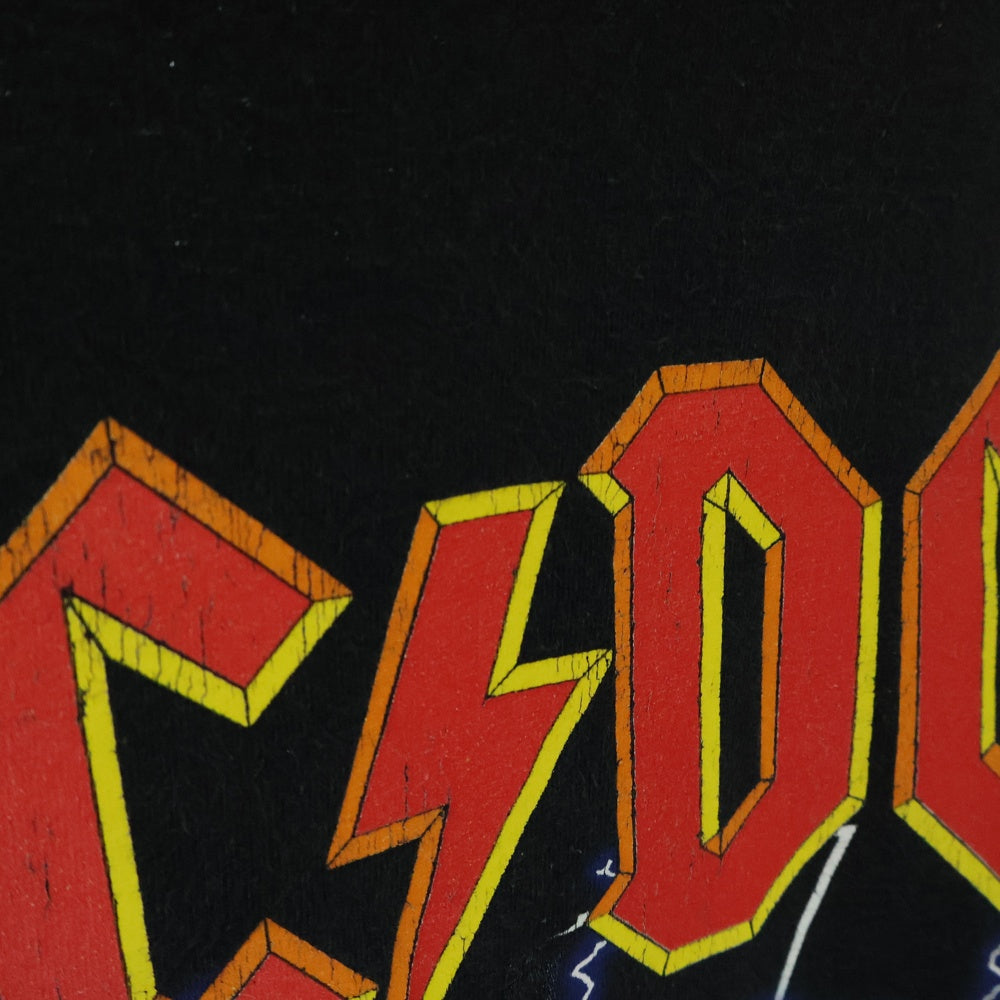 VINTAGE(ヴィンテージ) 00s AC/DC BLACK ICE WORLD TOUR エーシーディーシー ワールド ツアー Tシャツ 半袖カットソー ブラック